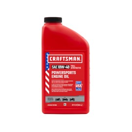 CRAFTSMAN Oil Change Kit Compatible with Honda CMX450C Rebel 1986-1987 2.5 Quart 10W-40 Full Synthetic - In The Kit: 2.5 Quarts of Oil, 1 Filter, 1 Crush Washer, 1 Oil Change Sticker (CMXOKLT400225)