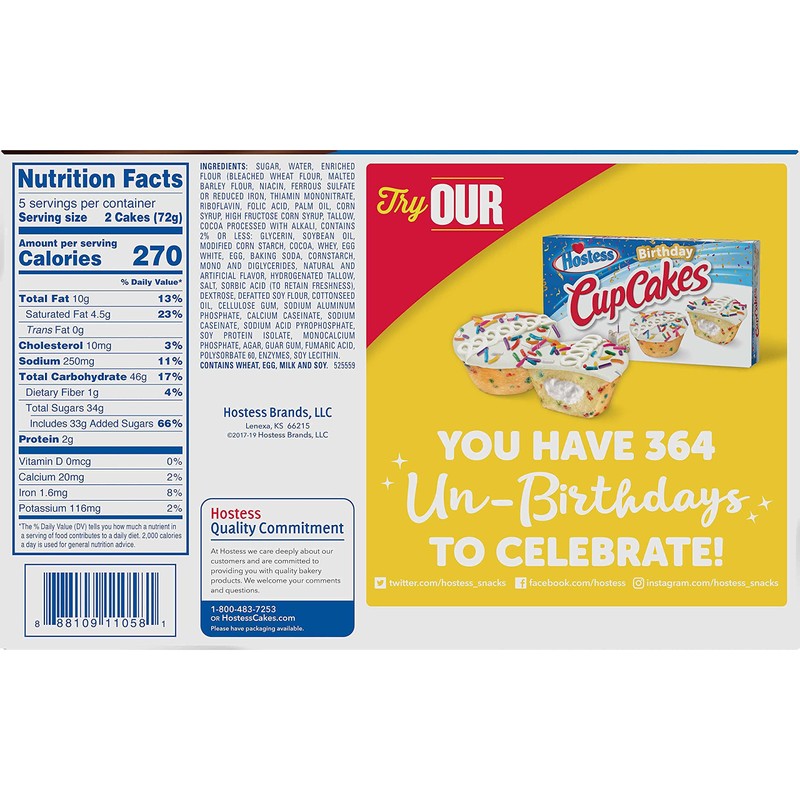 Hostess Iced Devil's Food Zingers | 12.7 Ounce | 10