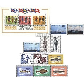 Denmark - Faroe Islands 79-block1 (complete.issue.) Volume 1983 completeett unmounted mint/never hinged ** MNH 1983 CostUmes, Vessels, Chess, Fish U (Stamps for collectors)
