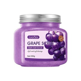 Grape exfoliating and cleansing scrub, body cleansing scrub, grape scrub, scrub (Grape scrub 350g)