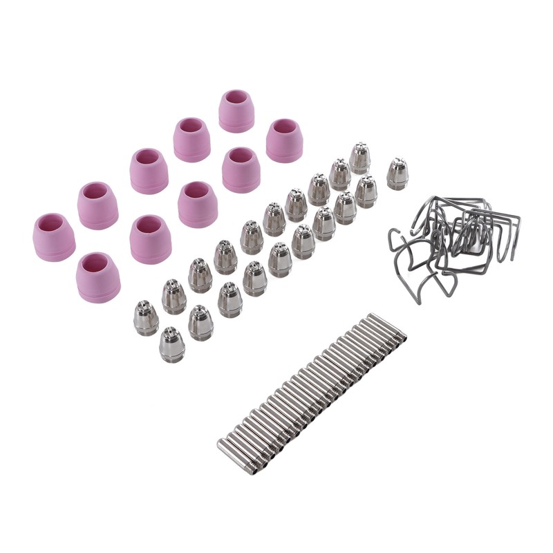 Plasma Cutter Torch Consumables Electrode Nozzle Protection Cups Bracket Rings