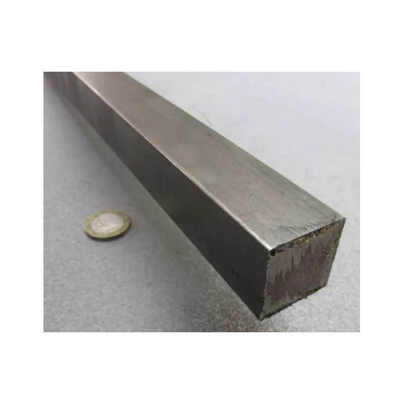 Basic 12L14 Square Carbon Steel Bars, 1 1/8" Square x