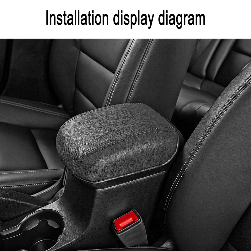GXARTS Leather Center Console Armrest Cover Lid Replacement Compatible with