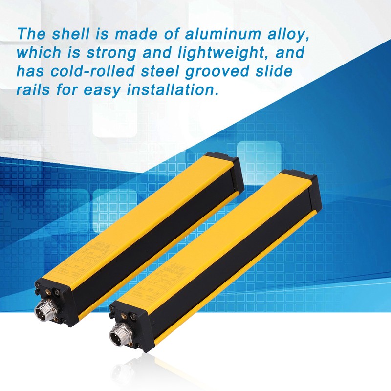 Safety Light Curtain Infrared Protection Sensor Device NPN NO Mounting