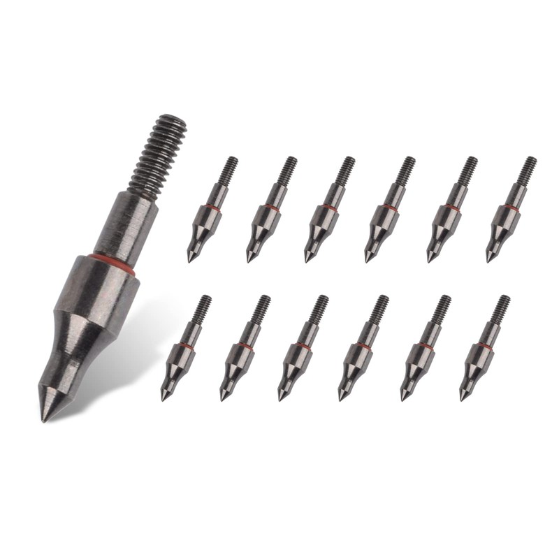12 x 100 g Black Screw in Practice Broad Tip