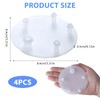 4 Pack Replacement for Vormax Toilet Tank Silicone Flapper Seal