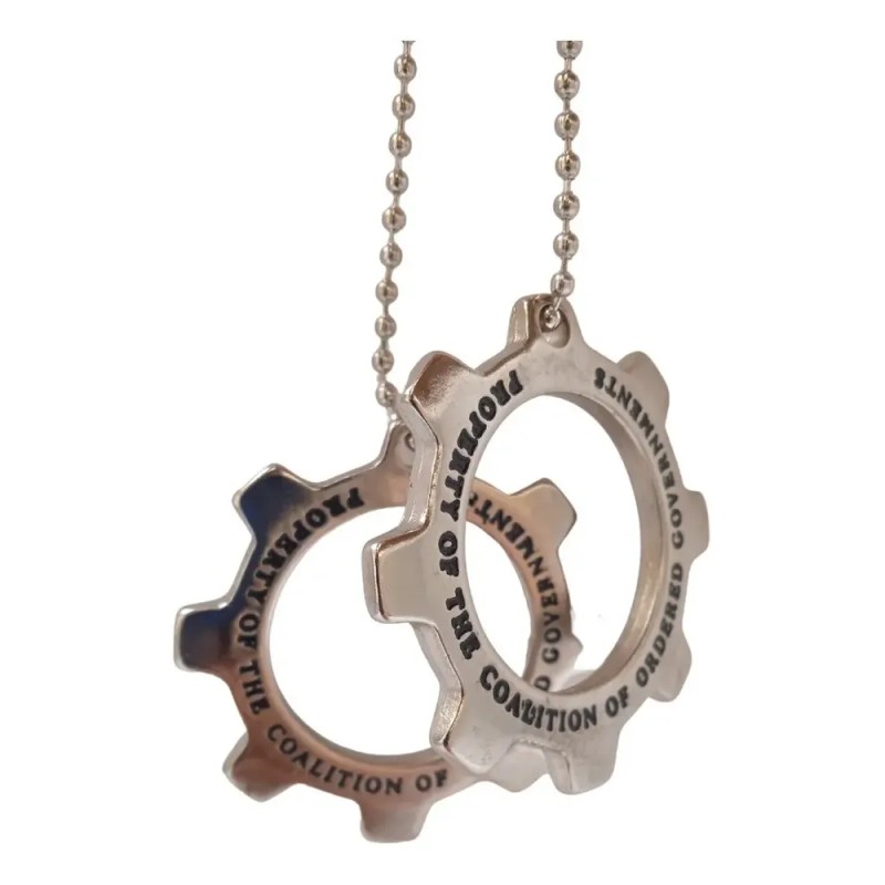 Collar De Gears Of War | Marcus Fenix Cog