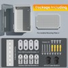 BSEED Waterproof Electrical Junction Box, Outdoor Enclosure with Hinged Cover,
