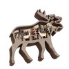 3D Wood Carving Animal Multi Layer Forest Animal Wood Carving