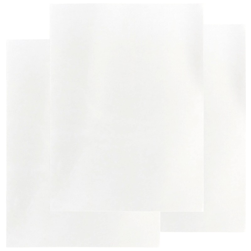 Iconikal 9 x 12-Inch Magnetic Sheets Locker Wallpaper, White, 3-Pack