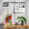 AITEE 4x6 Acrylic Postcard Frames 3 Pack: 20% Thicker Block,
