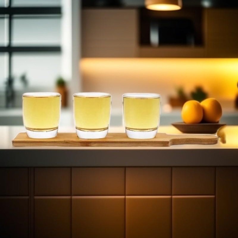 Plapoe Wine Flight Juice Beverage Tasting Sampler Boards Coffee Paddles