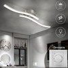 EDISLIVE Modern Dimmable LED Ceiling Light Curved 2 Light 22.5