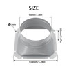 Rrina Dryer Vent Wall Plate 4Inch Metal Air Duct Connector