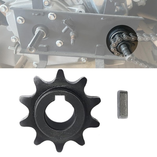 CT200U Jackshaft 420 Chain 10 Tooth Sprocket with 5/8'' Bore