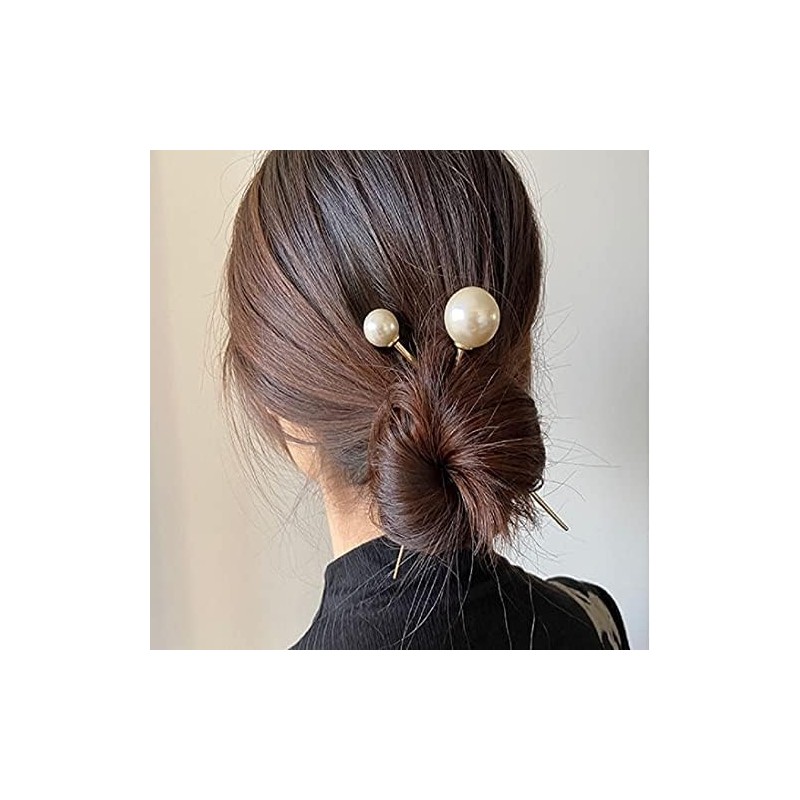 Marosam Hair Claw Hair Clip, Pearl, Hair Ornament, Hairpin, Simple,