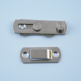 Stainless Steel Door Bolt Latch Lock Buckle Hasp Lock 6ea