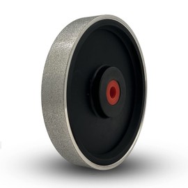 UF-SHARP Diamond Lapidary Jewelry Grinding Wheel 6 inch,1"Arbor, for TIG tungstens, Gem, Marble, Granite, Glass, Ceramics, Cemented Carbide (120 Grit)