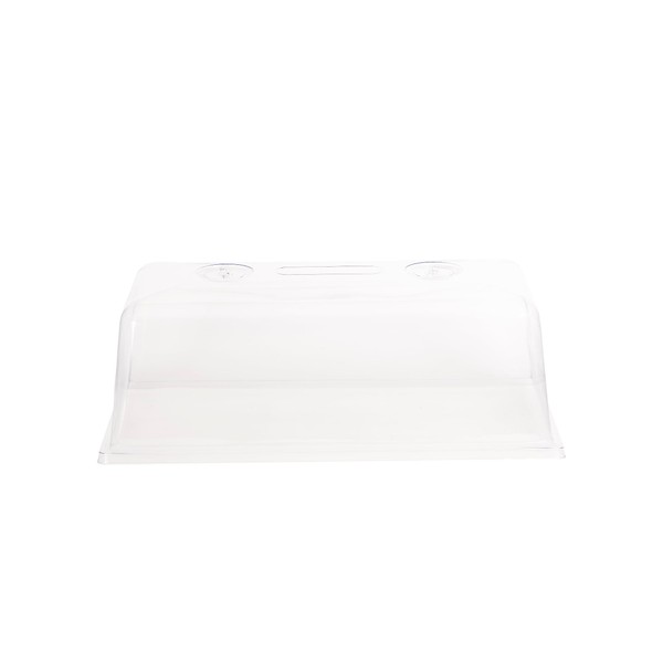GROWDOTS 7" Tall Clear Humidity Dome 1 Pack Plastic Vented
