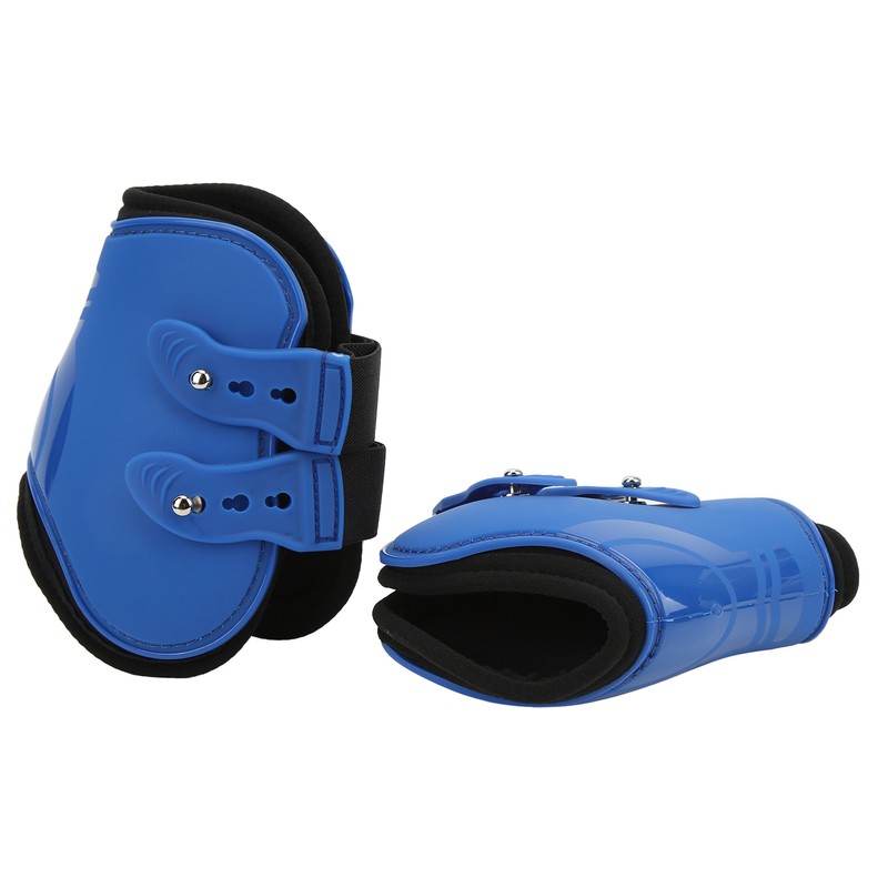 2Pcs PU Neoprene Leg Horse Boots Horse Leg Brace Guards