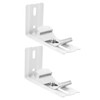 ABOOFAN 2pcs Vertical Blinds Mounting Brackets Shaped Curtain Fixing Clips