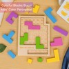 Wooden Daily Calendar Puzzle, 365 Days Challenges, Desk Block Calendar,