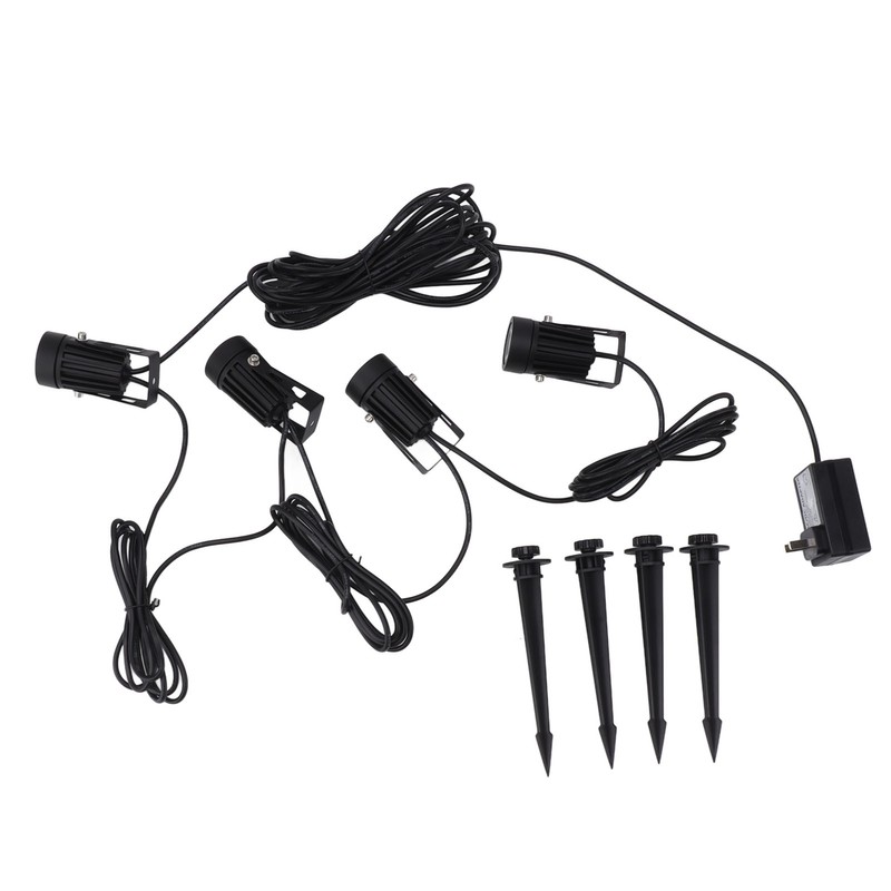 4 in 1 Garden Spotlight RGB Colorful Remote APP Control
