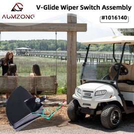 Aumzong V-Glide Wiper Switch Entire Assembly Compatible with Club Car DS 36V Golf Cart 1988 to Present #1016140