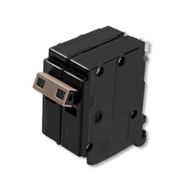 C2125 2-Pole 125-Amp Circuit Breaker, Compatible with Cutler Hammer Load Centers and Eaton Panels. Type C3/4-Inch Plug-On Molded Case Circuit Breaker, Thermal Magnetic Protection, 10 KAIC, 120/240V