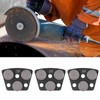 3Pcs Diamond Grinding Shoes Trapezoid Concrete Floor Cutting 3 Cylinder