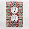 Retro Fishscales Electric Outlet Plate