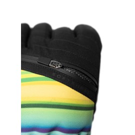 Reusch Demi R-tex Xt Women's Gloves Extra Warm, Waterproof, Breathable, Black/Multicoloured, 8.5