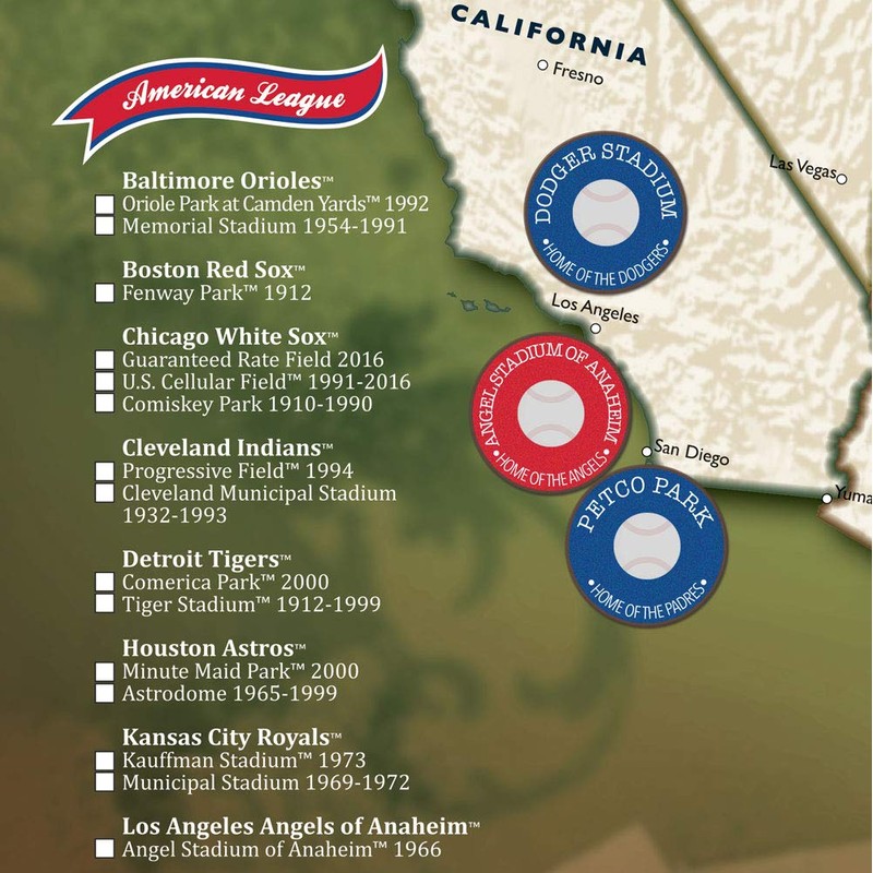 Ballpark Travel Quest Poster Set