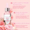 Rose Face Serum for Women，Moisturizer Rose Facial Serum，Hydrating Rose Serum