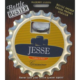 Mulberry Studio Bottle Opener Fridge Magnet Coaster All in One - Jesse