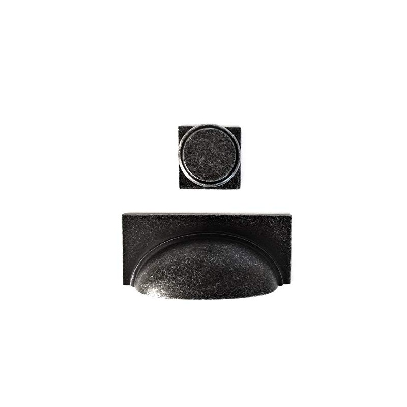 French Furniture Fittings Set of 4 Cup Handles for Drawers,