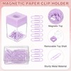PATIKIL Magnetic Paper Clip Holder Dispenser, 2 Pack Large Capacity