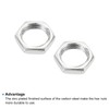 PATIKIL 30-Pack M8 x 0.75 Steel Hex Nut Metric Thread