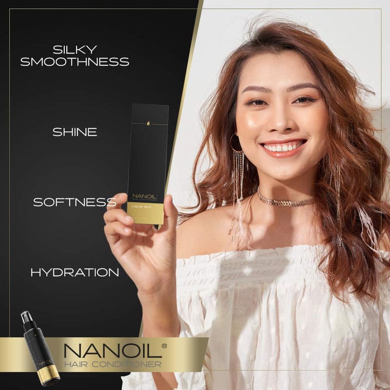 Nanoil Liquid Silk Hair Conditioner - Two Phase Hair Conditioner