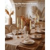 Homemory Rechargeable Waxy Flameless Taper Candles, 9.6 Inches LED Candle