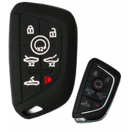 Thejacketstore.com Keyless Entry Key Fob Rubber Cover C8 Corvette Remote 2025 2024 2023 2022 2021