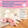 Moropaky Heartbeat Toy Puppy Heartbeat Stuffed Toy for Dog Calming