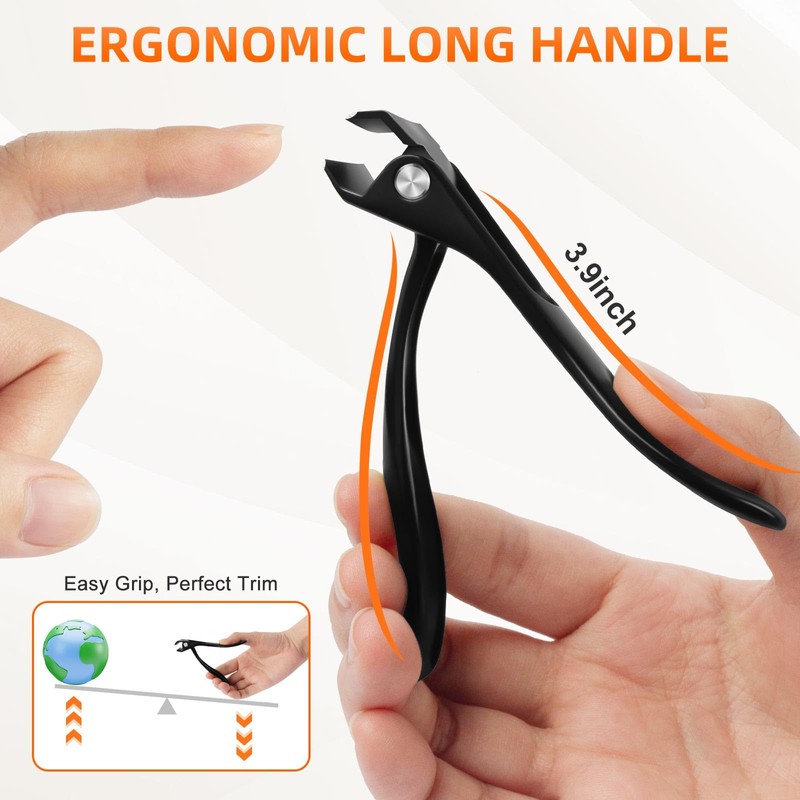 Angled Head Toe Nail Clippers for Thick Nails for Seniors,