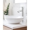 gotonovo Vessel Sink Faucet Modern Tall Bathroom Faucet Single Handle