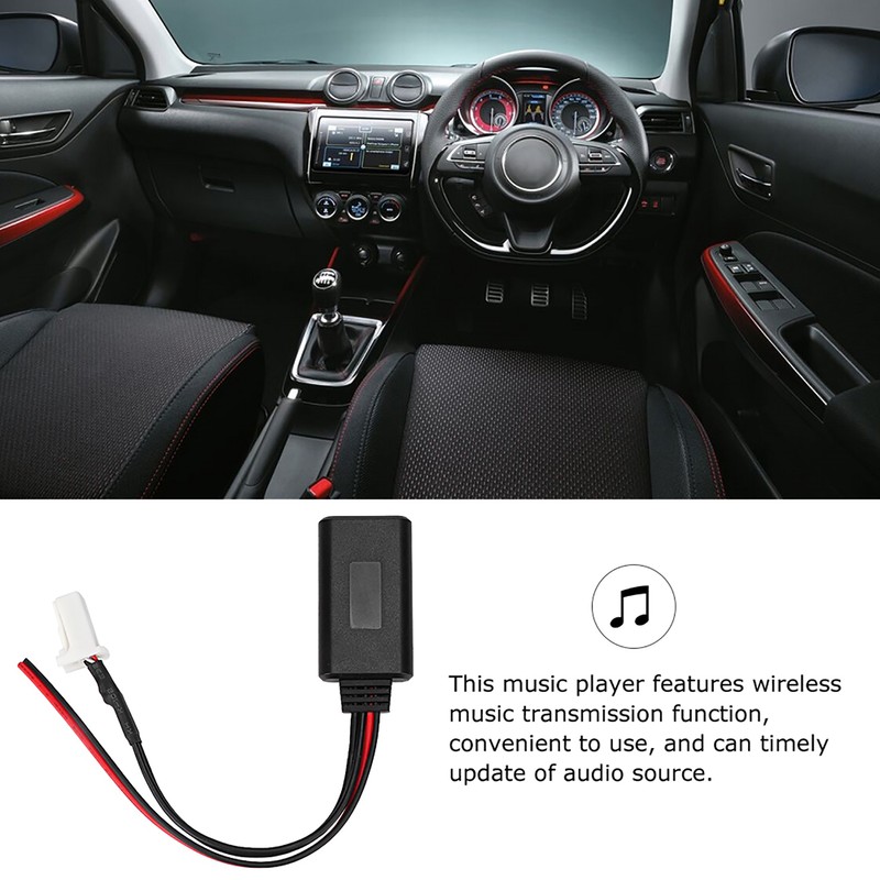 Bluetooth 5.0 Audio Cable Wireless Stereo Music Receiver Home Car