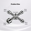 Lyivisk Triangular Key Wheelie Bin 5 Sizes 7/10/12/13/18 mm Universal