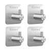 KREBS Waterproof Stainless Steel Hook for Kitchen Bathroom,Towel Hooks for