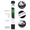 TDS Meter,ProPOW 3-in-1 TDS/EC/Temperature Meter,ppm Meter, Measure 0-9999 ppm (White)