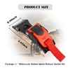 Motorcycle Helmet Quick Release Buckle Kit,Stainless Steel Motorcycle Helmet Strap