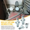 Venussar 6PCS 3/4'' NPT Iron Air Hose Fitting, Universal Coupling